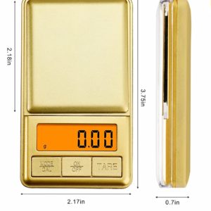 Gold digital scale (Hand size)