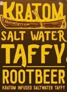 KRATOM ROOT BEER SALTWATER TAFFY (ONE PIECE BATCHES VARY)
