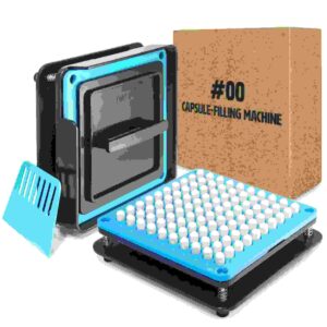 CAPSULE FILLER MACHINE (100 HOLE)- WITH 100 FREE GEL CAPS